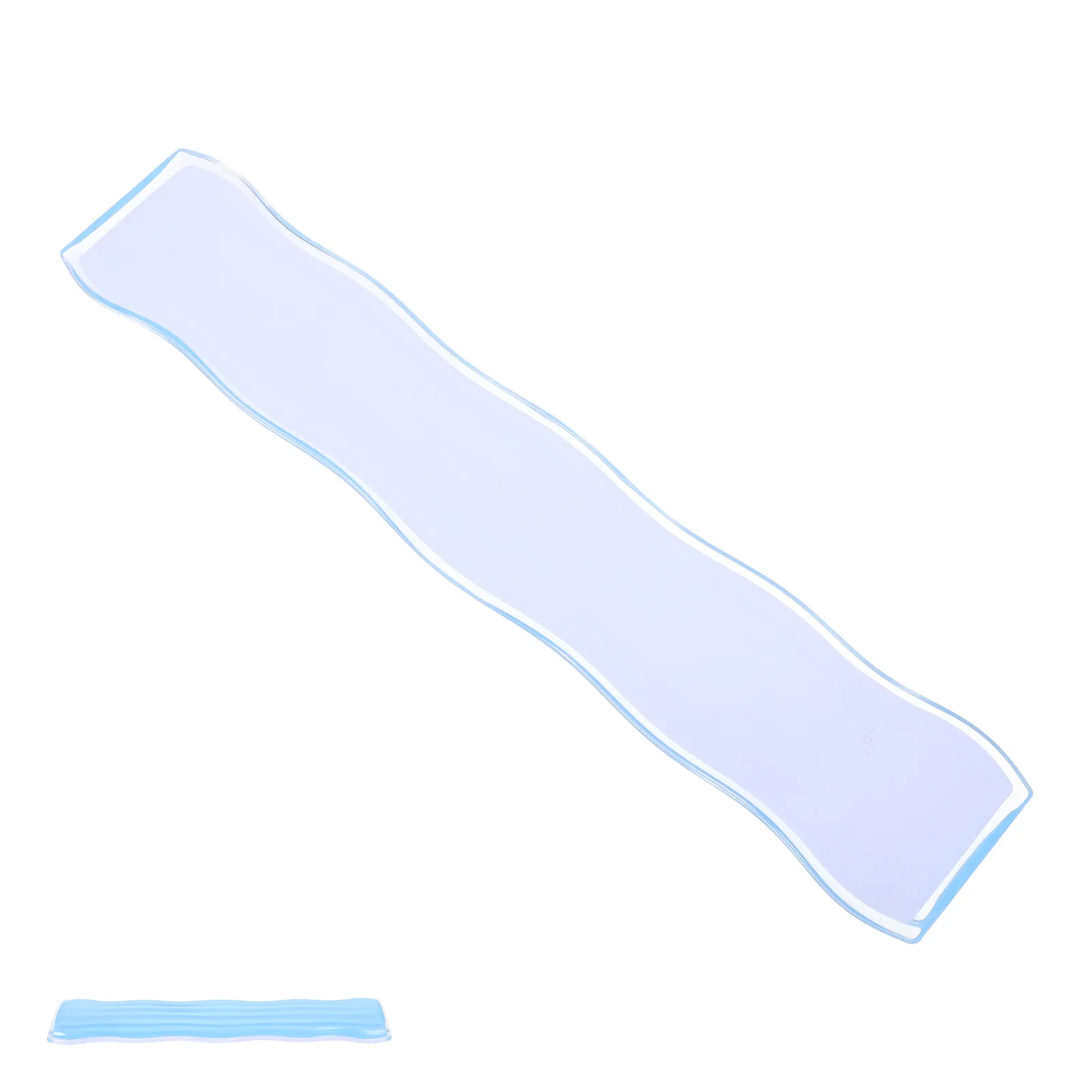 Transparent Silicone Keyboard Wrist Rest and Mouse Hand Rest Ergonomic Support for Computer Desk Gaming Setup Alleviate Strain