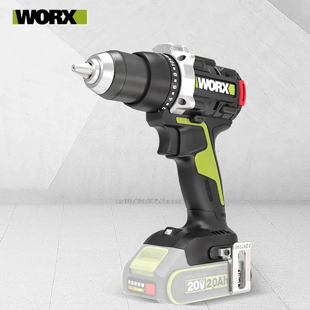 WORX 13mm chuck Cordless Impact Drill Brushless Motor Max 60Nm 2100rpm 33600bpm Multifuncitonal Share 20V Green Battery Platform