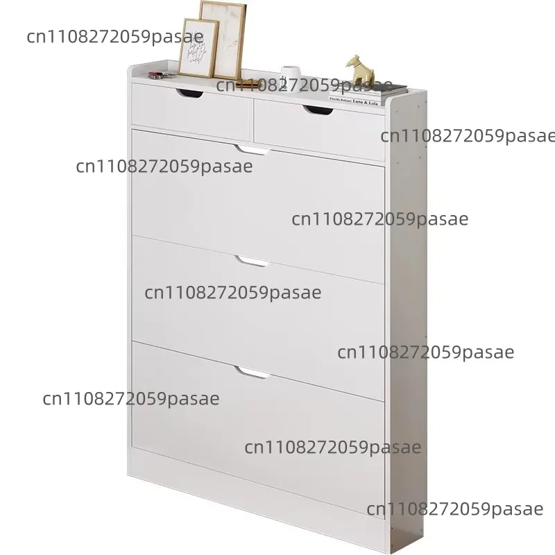

Thin turntable shoe cabinet, household large-capacity economical locker shoe rack