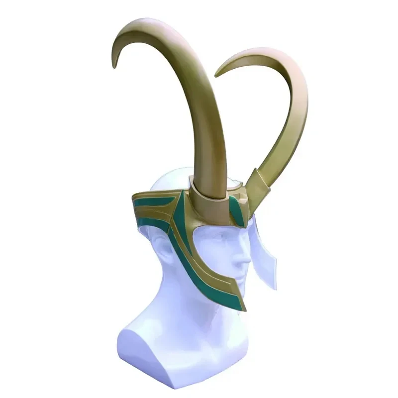 Cy1/1 Superhero Role play Cool Loki Angle mask Helmet adult cosplay Costume Fancy Dress party Anime stage show props