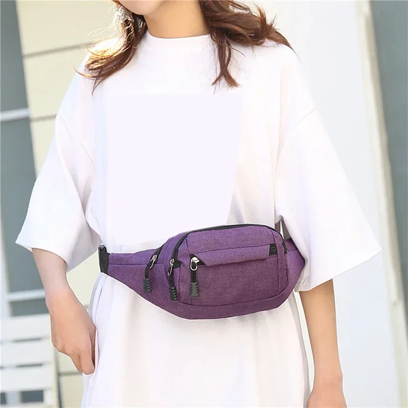 Multifunctional Waist Bag for Men Women Large Capacity Anti Splash Wear-resistant Work Construction Site Pouch Belt Bag Tool