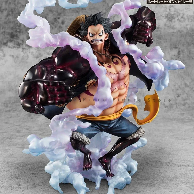 In Stock Original MegaHouse One Piece POP Gear 4 Bouncer Luffy MAX Action Figures Animation Toy Gift Model Collector Anime Hobby