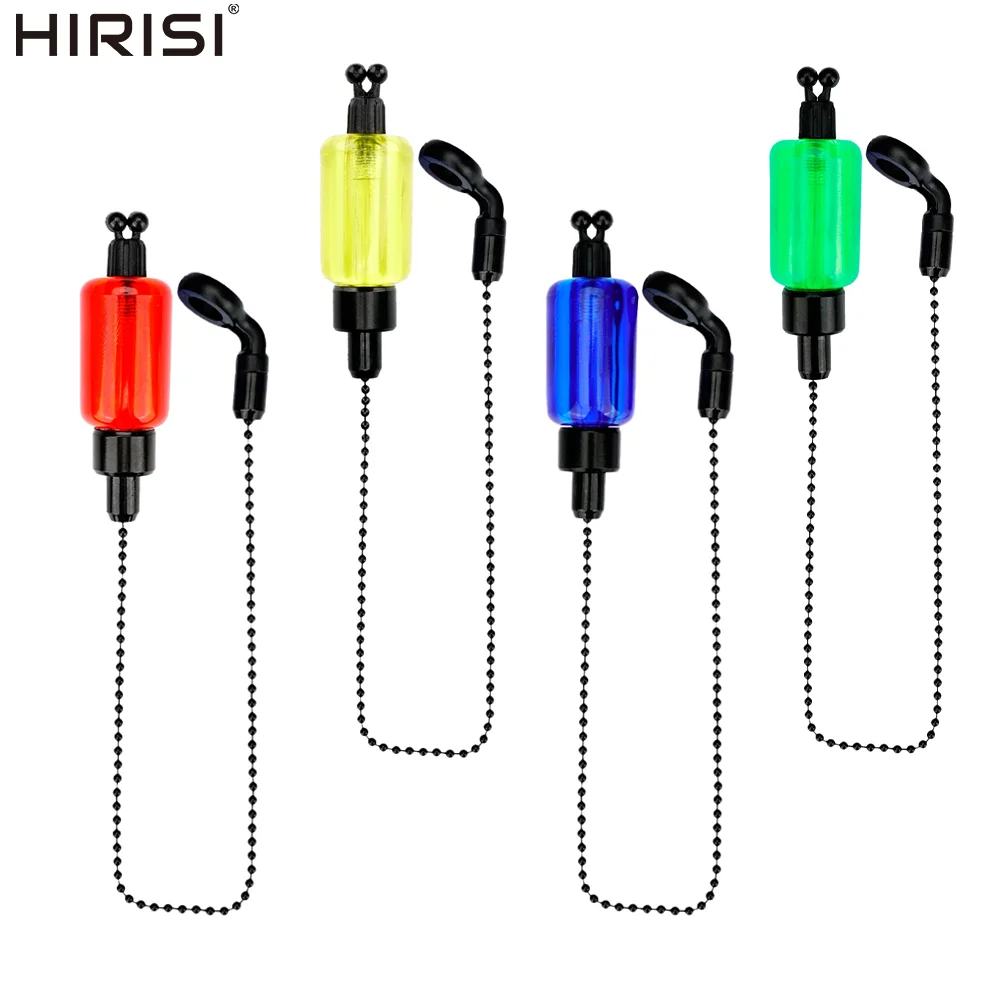 HIRISI B2021 Karpfen Angeln Swinger Bissanzeiger LED-Licht Wasserdicht Anti-Interferenz Einstellbare Empfindlichkeit Angelausrüstung