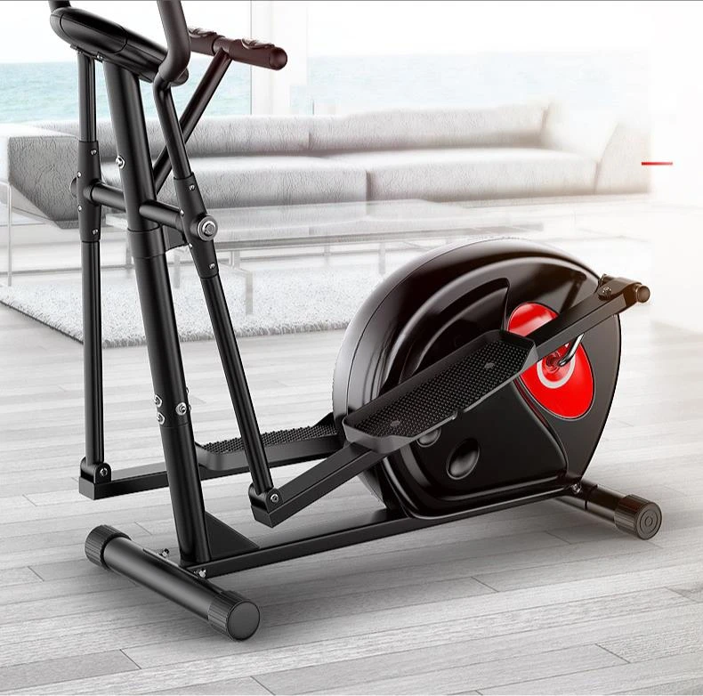 Elliptical Machine Household Indoor Fitness Equipment Fitness Space Walk Elliptical Trainer Magnetron Resistance Adjustment