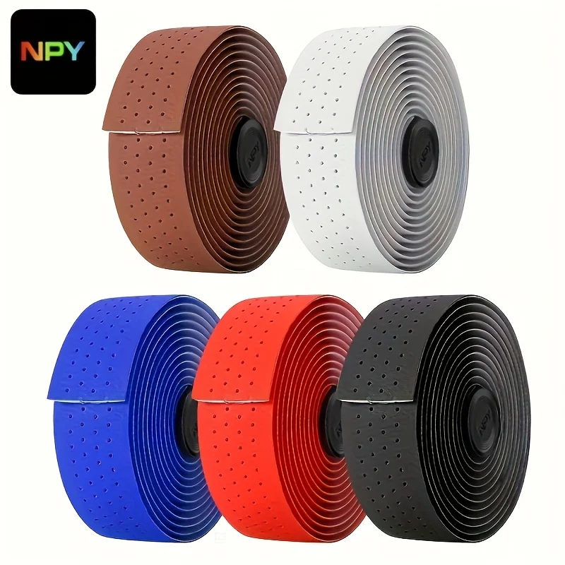 NPY Fahrradlenkerband EVA Hochelastisches Fahrradlenkerband Atmungsaktive Stoßdämpfungsbänder MTB Rennrad Zubehör