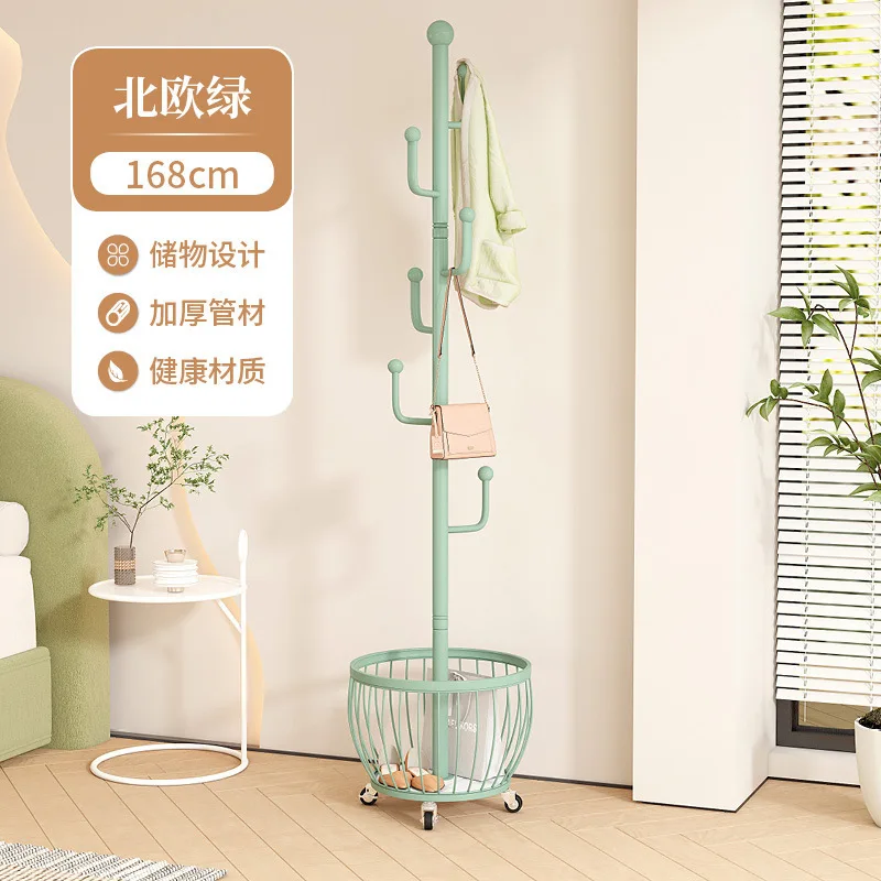 

Storage Standing Coat Stand Children Shelf Open Space Saving Clothes Hanger Living Room Hallway Rack For Clothes Home Furniture
