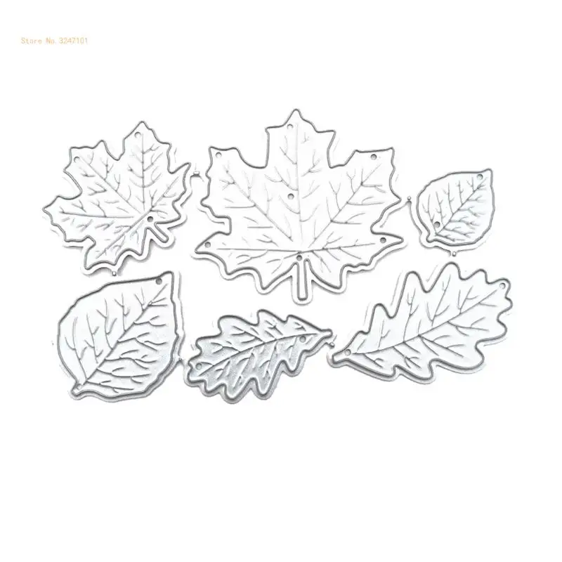 

Maple Leaves Metal Cutting Dies Stencil DIY Scrapbooking Album Paper Template Dropship