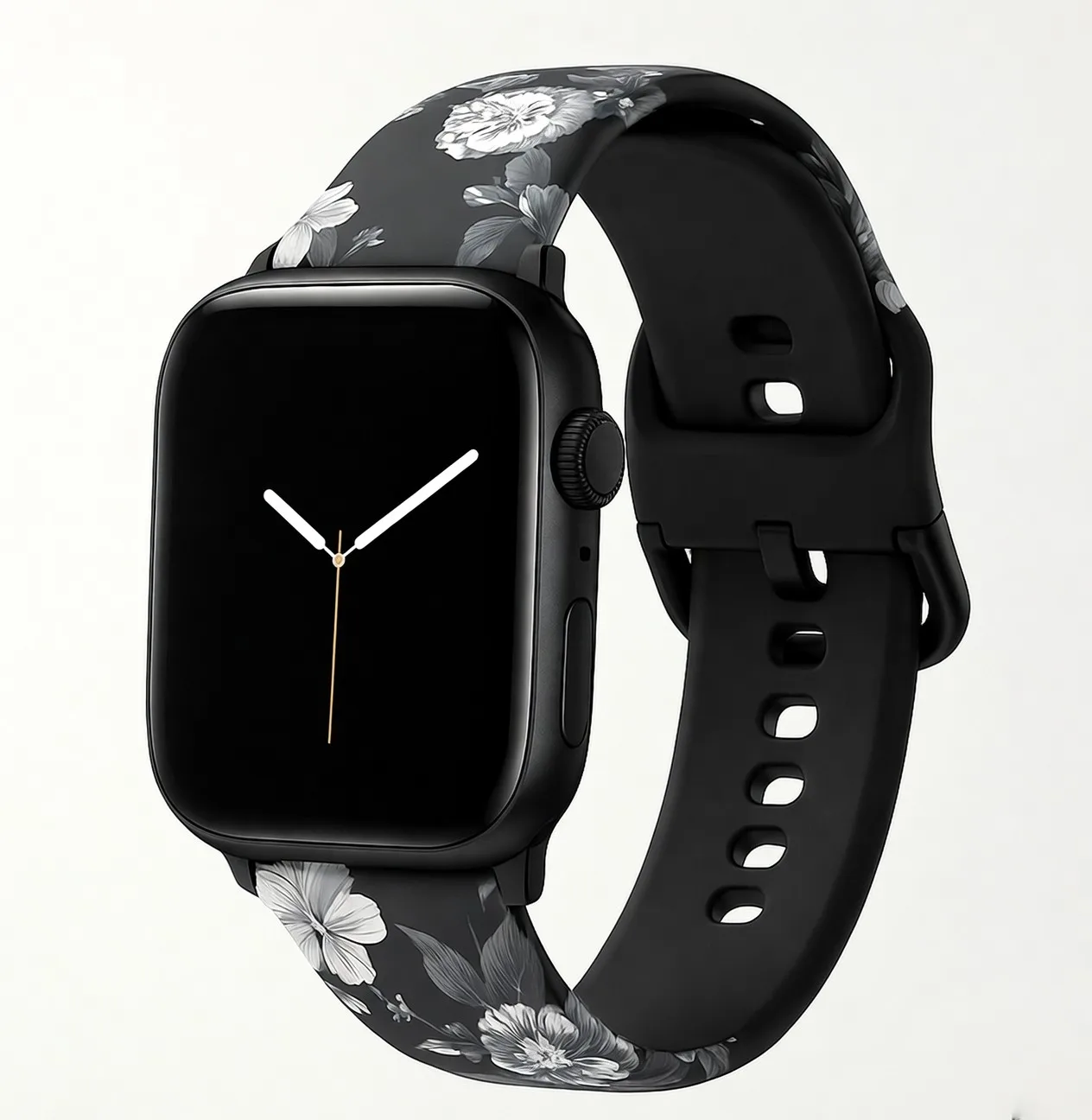 Pulsera para Apple Watch Band 46mm 42 45 41 44 40 38mm Correa de silicona impresa para iWatch Series 10 9 8 7 6 5 4 se ultra 2 49mm