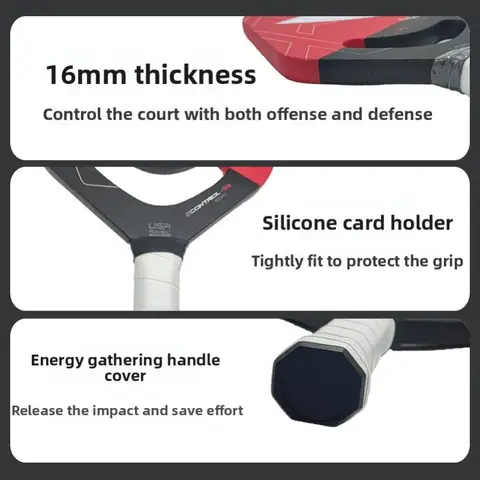 6 best sales kolfiber pickleball paddel - №6