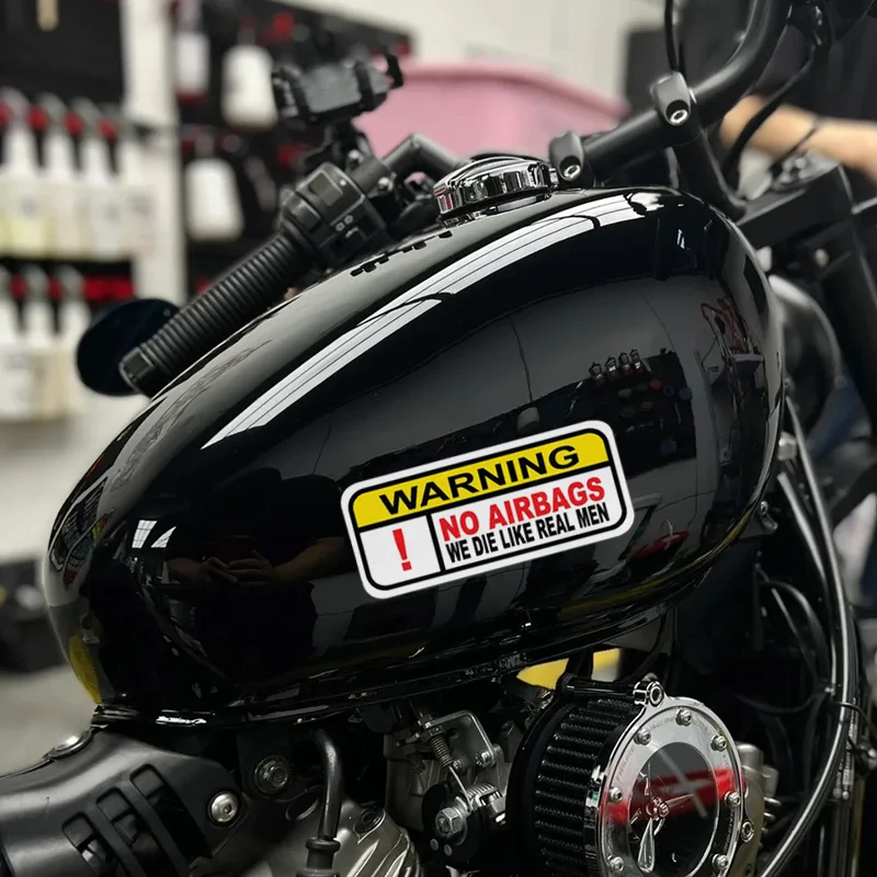 

2pcs Funny Warning NO AIRBAGS Car Sticker Waterproof Vinyl Decal for Rear Bumper Window Body Decor