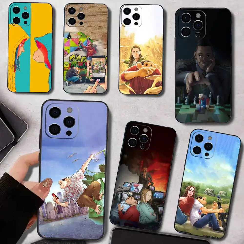 

T-The Darwin Anime I-Incident Phone Case Silicone Soft For IPhone 17 16 15 14 13 12 11 X XR Plus Pro Max Plus