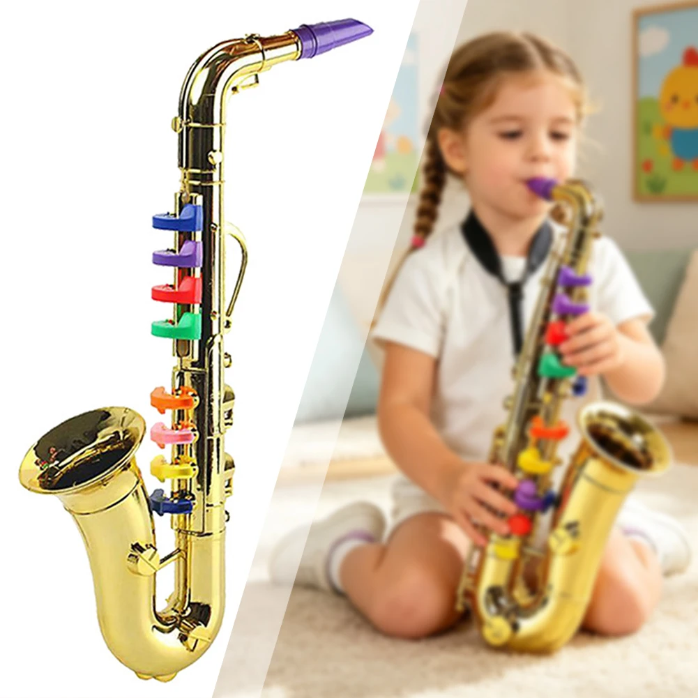 8 Key Saxophone Toy For Kids Musical Instruments Toy Children Musical Educational Toy Birthday Present For Boys Girls Gift
