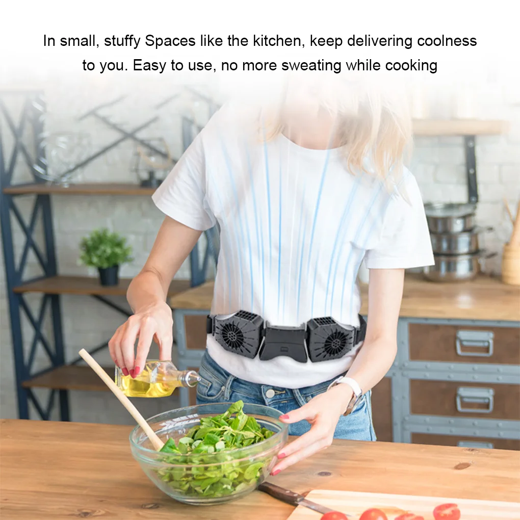 Portable Electric Fan Featuring Three Adjustable Speeds And USB Charging For Portable Cooling