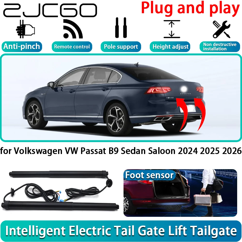 

for Volkswagen VW Passat B9 Sedan Saloon 2024 2025 2026 Car Electric Powered Tailgate Power Liftgate Automatic Tailgate System