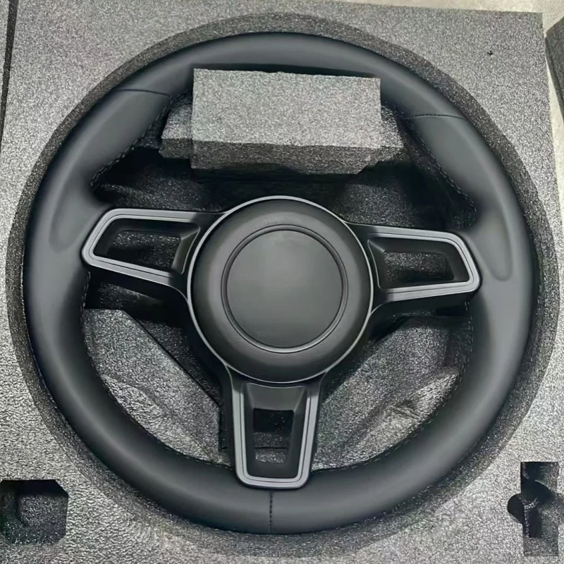 Without Paddle Shift Steering Wheel For Porsche 911 996 Cayenne 958 718 Boxster 918 Cayman Macans Panamera Taycan GT3 RS 970 GT