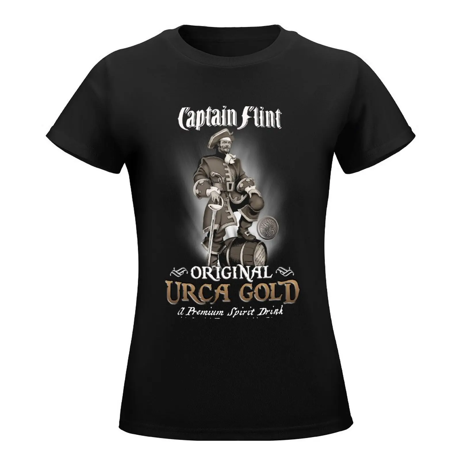 Captain Flint Rum T-Shirt cute clothes summer tops anime clothes plus size t shirts for Women loose fit