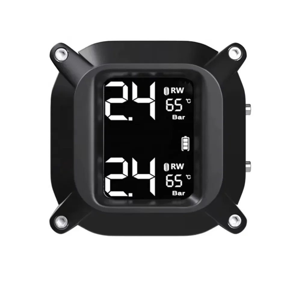 

Motorcycle TPMS Tyre Pressure Monitoring System 2 Wheels Internal Sensors New Popular High Performance Display for Two Wheels
