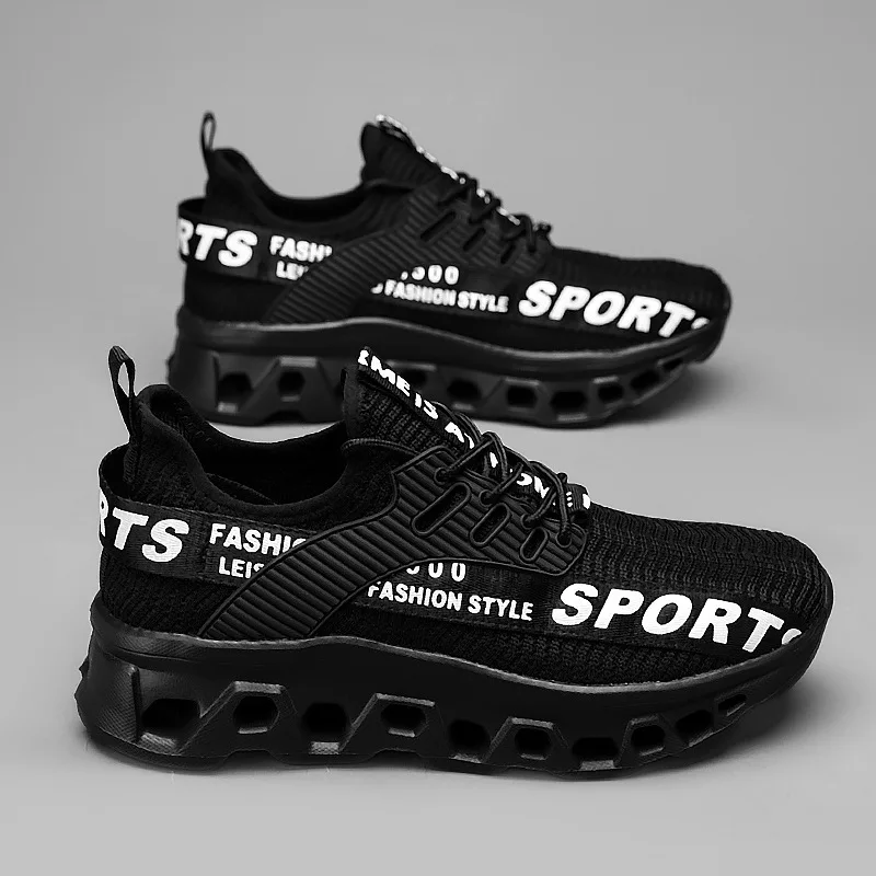 

2026 New Men's Breathable Non-slip Casual Sports Shoes, High-quality Men's Increased Low-cut Lace-up Sports Shoes Running Shoes