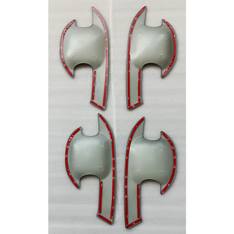 ABS البلاستيك مقبض الباب إكسسوارات خارجية لأبواب السيارات لفورد ايفرست 2015-2019 الخارجي أسود اللون الجسم أطقم اكسسوارات الكسوة