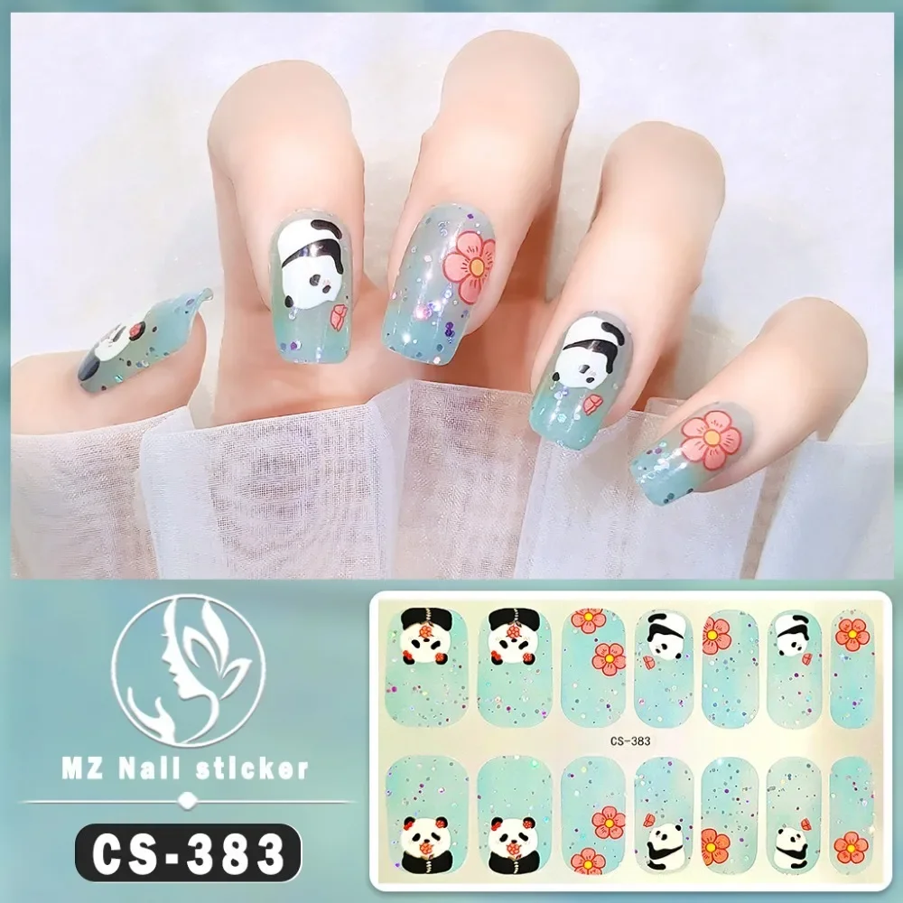 Decalques franceses à prova d'água para unhas 3d, esmalte para unhas, adesivo para arte em unhas, sem danos às unhas, gel completo para unhas