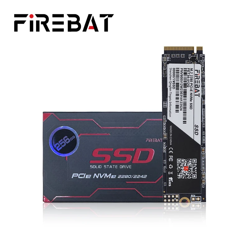 Imagem -03 - Firebat Unidade Ssd m2 Nvme 256gb 512gb 1tb Unidade Interna de Estado Sólido M.2 2280 Pci-e 3.0 para Computador Portátil