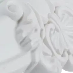Circular Ceiling For Lamp Base Cover White Round Shape Home Decor Wall Ornament Hiding Ceiling Flaws 15 Inch