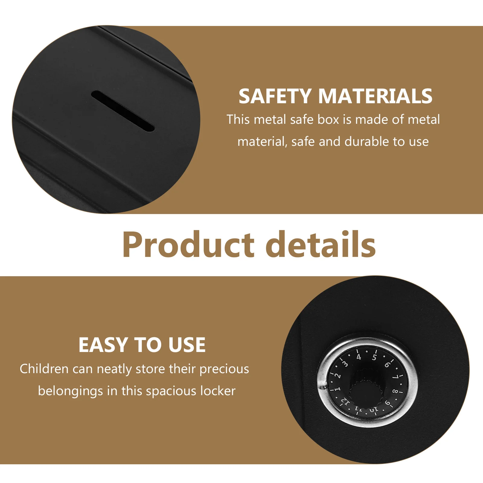 Caja de seguridad pequeña, hucha de Metal para niños, hucha de ahorro segura, organizador de dinero para niños, bonita Idea de regalo para decoración del hogar