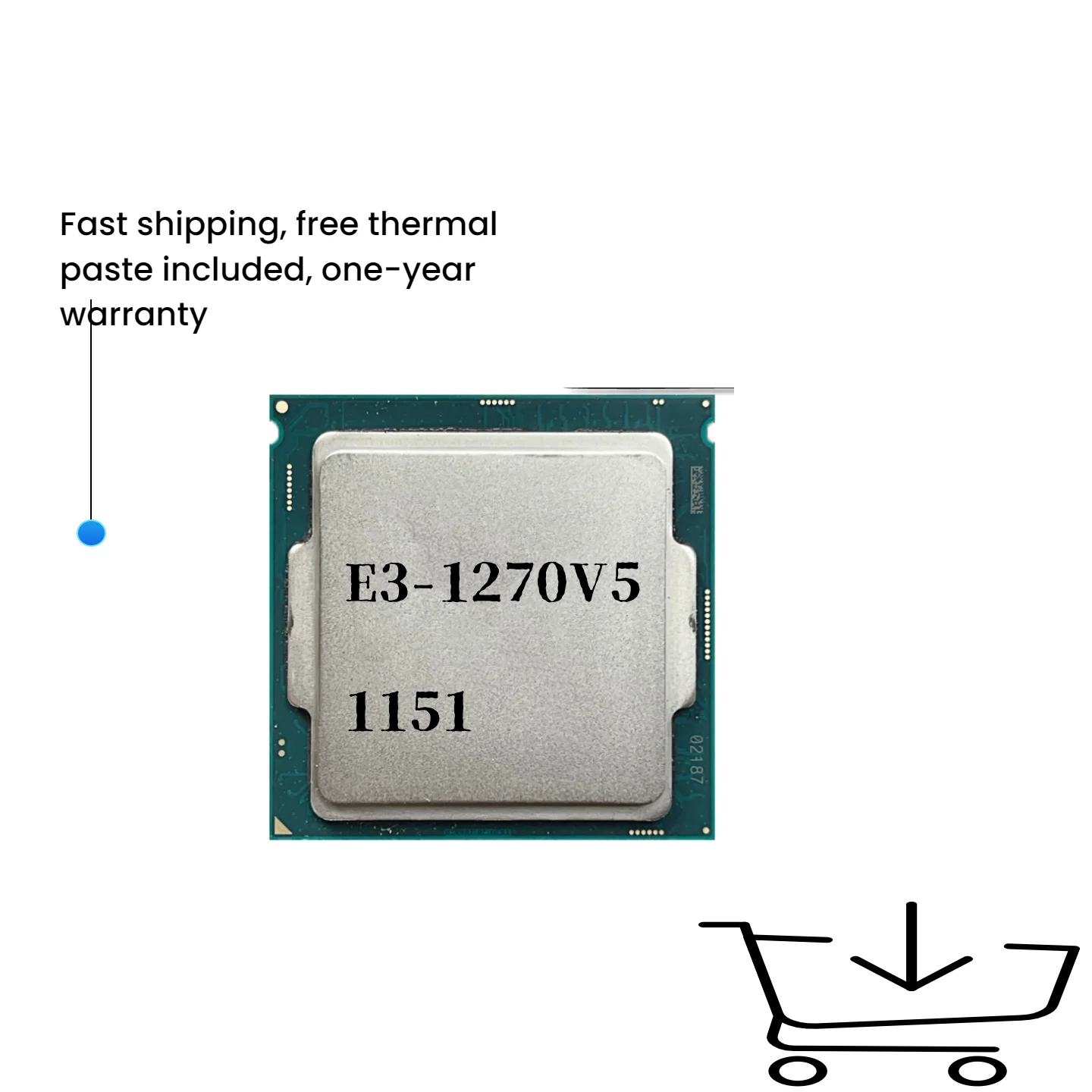 

Used Xeon E3-1270 v5 E3 1270v5 E3 1270 v5 3.6 GHz 80W LGA 1151