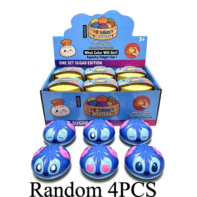 Mehrfach Ausdrucksstarkes Stitch Dumpling Blind Box Spielzeug, Tragbares Fidget Squishy, Kinderparty-Geschenk, Geburtstagsgeschenk – Detail 10