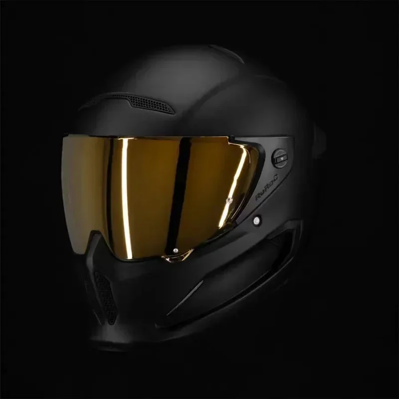 Casco moto Visiera Lente Visiera integrale Custodia per lenti per RUROC Atlas 2.0 Parti di ricambio per casco Casco non incluso