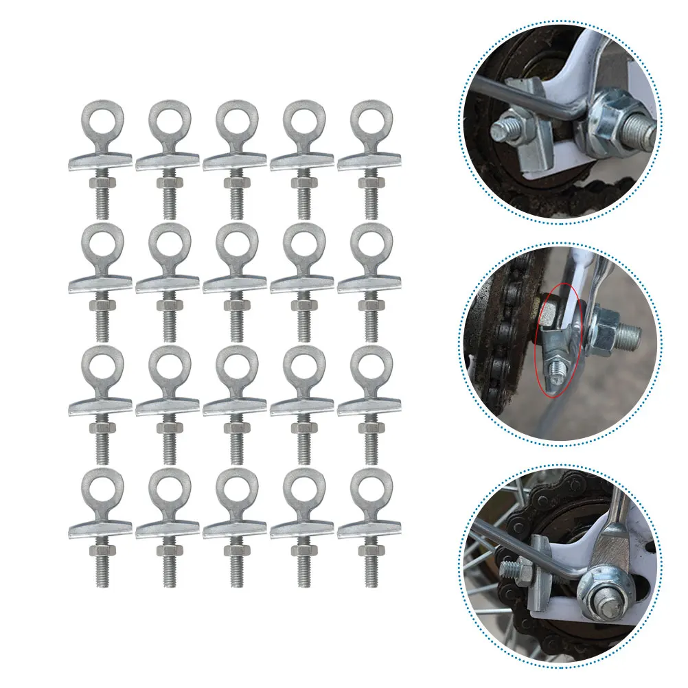 

20pcs Adjustable Tensioner For Bicycles Gear Cycling Accessories Durable Portable Lightweight Foldable Bike Compatible Chain