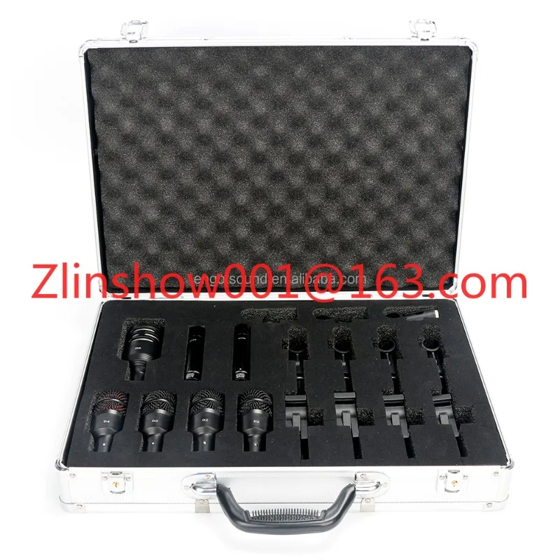 

DP72 Studio Drum Karaoke Microphone Set 7 Piece Drum Mic Kit Group Wire Full for Audix
