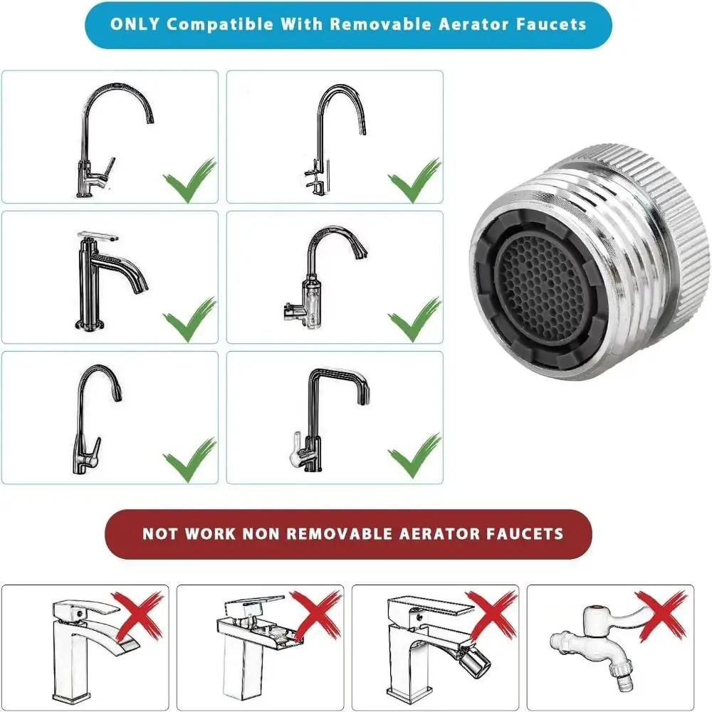 Rotation Kitchen Faucet Nozzle Flexible Splash Proof Water Taps Adapter Kit Connector Bathroom Faucet Aerator