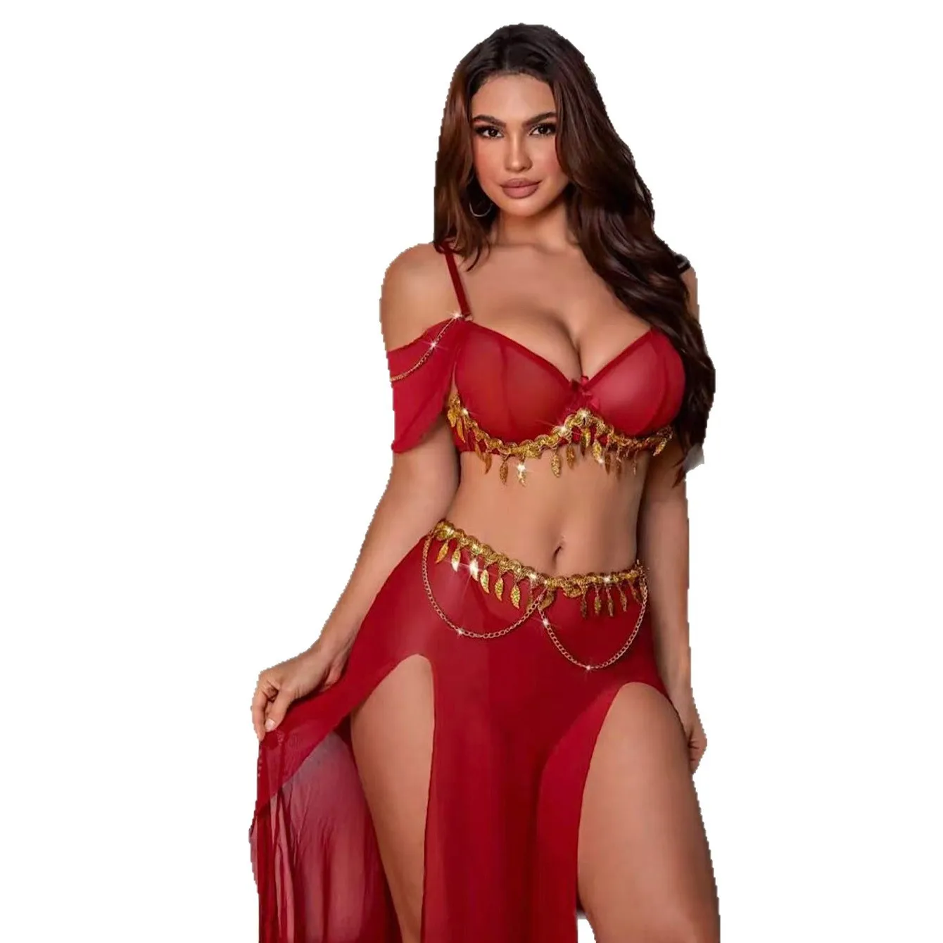 Traje de baile retro exótico de malla transparente para mujer, elegante y ajustado, ideal para fiestas, escenarios, citas, luna de miel, uso diario y ropa de descanso romántica.
