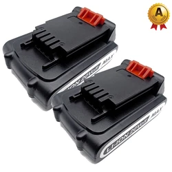 18V/20V 5000mAh dla BLACK & DECKER LB20 LBX20 LBXR20 LBX4020 CHH2220 LSW120 LCC220 wymienny akumulator elektronarzędzie i ładowarka