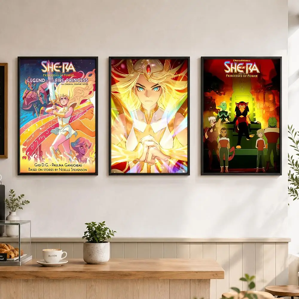 She‑Ra and the Princesses of Power Poster Poster Large Unframed Wall Art Modern Minimalist Decor Print for Living Room Home