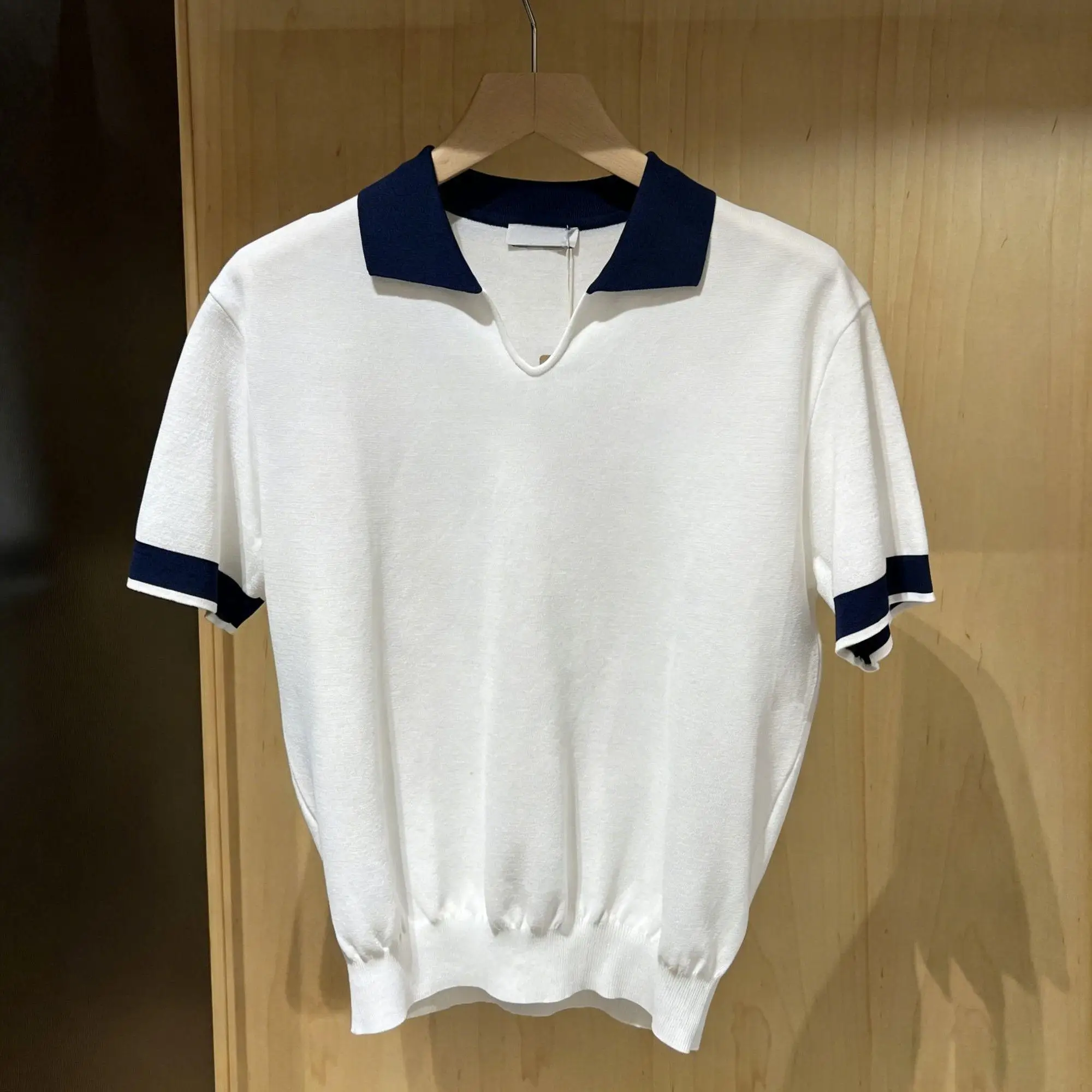 2026 Women Color Block Golf Polo Shirts Lightweight Quick Dry Short Sleeve T Shirt Slim Fit Outdoor Sports Athletic Tee For Lady