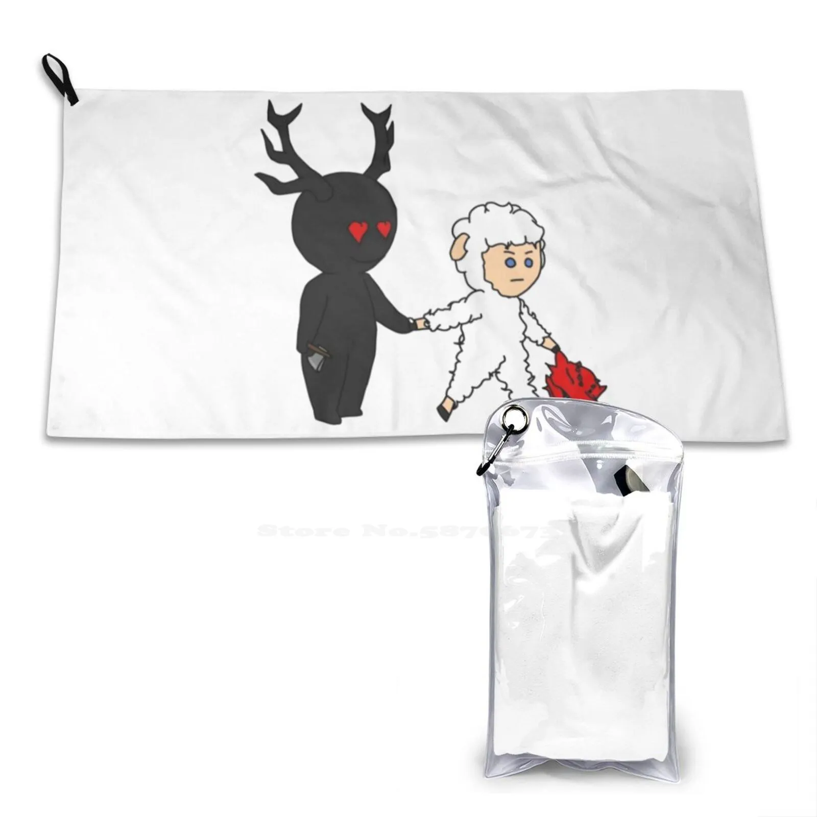 Murder Husbands-Hannibal Soft Comfortable Bath Shower Quick Dry Towel Hannibal Lecter Hannibal Nbc Will Murder Husbands Twotl