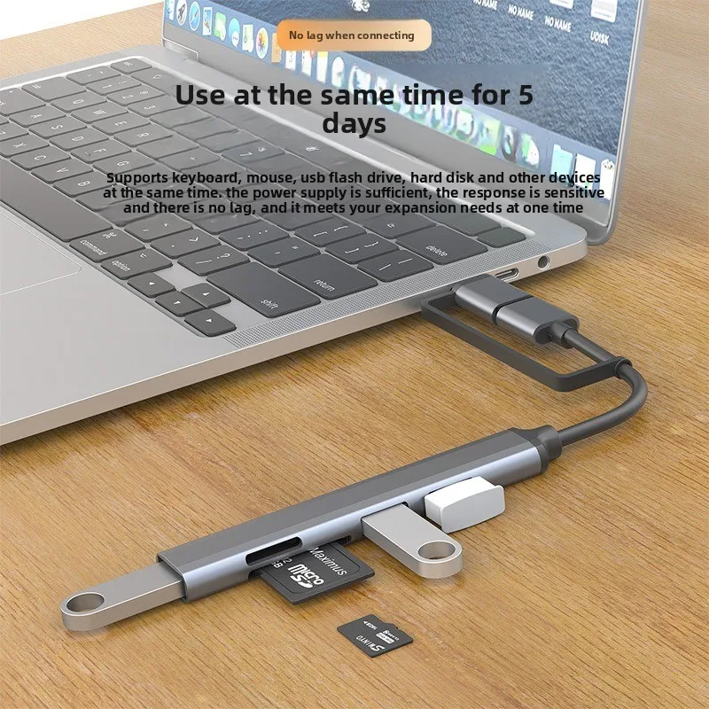 Espansore USB 3.0 tipo-c Docking station 5 in 1 Hub USB Hub Docking station per computer Splitter