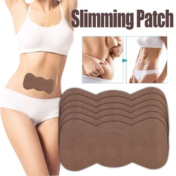 6/12/24 Pcs Belly Slimming Patches Fast Burning Fat Hot Compress Stickers Flabby Sagging Skin Tightening Improve Stomach Tools