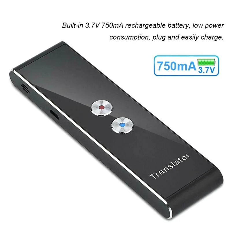 Excellent-40 Languages Multi-Intelligent Instant Translation Wireless Voice Translation 2 Way Real-Time Voice Translation Travel