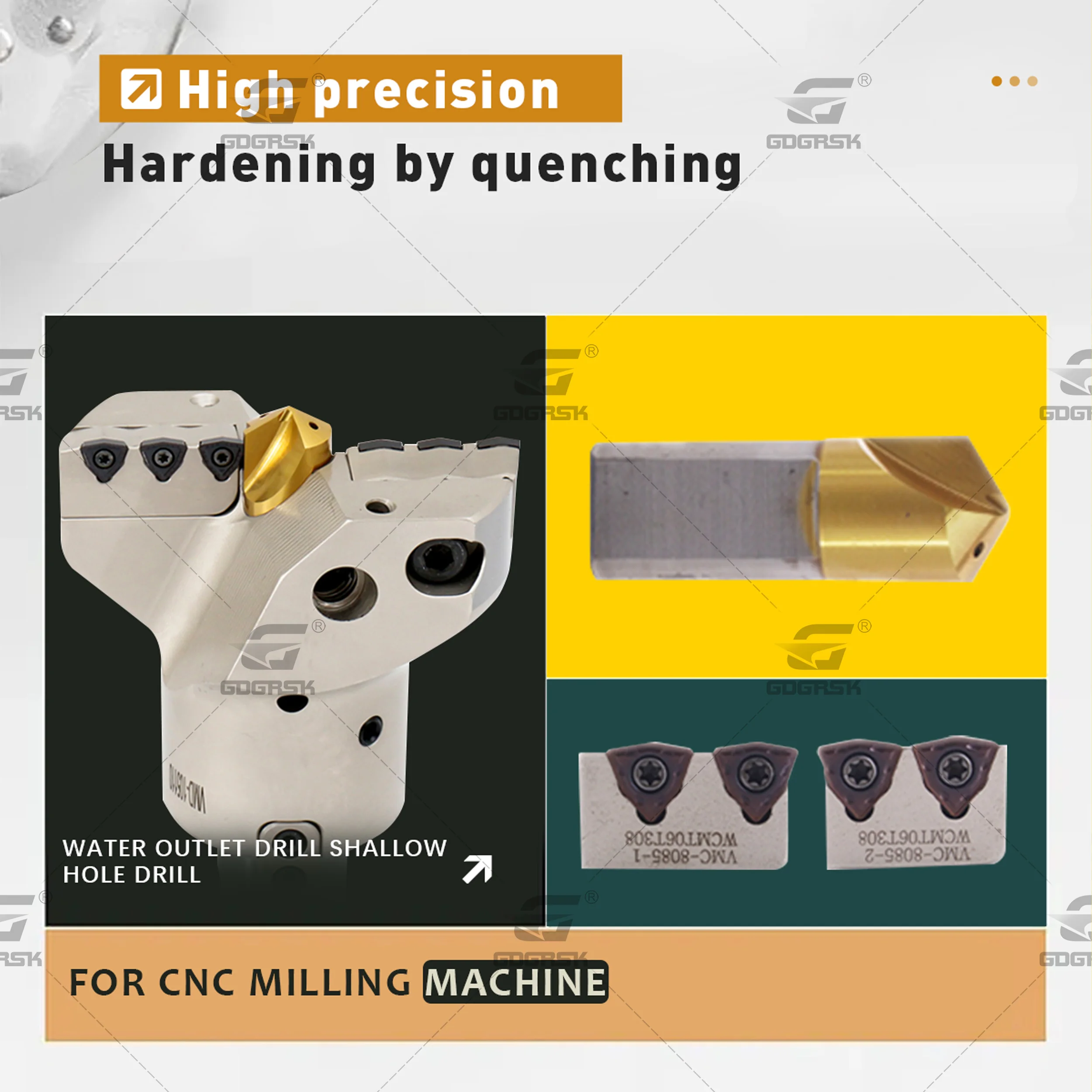 Imagem -02 - Vmd-grande Diâmetro Indexável Broca Cnc Torno Broca Ferramenta para wc e Inserção Posicionador Grande Perfuração 45200 mm