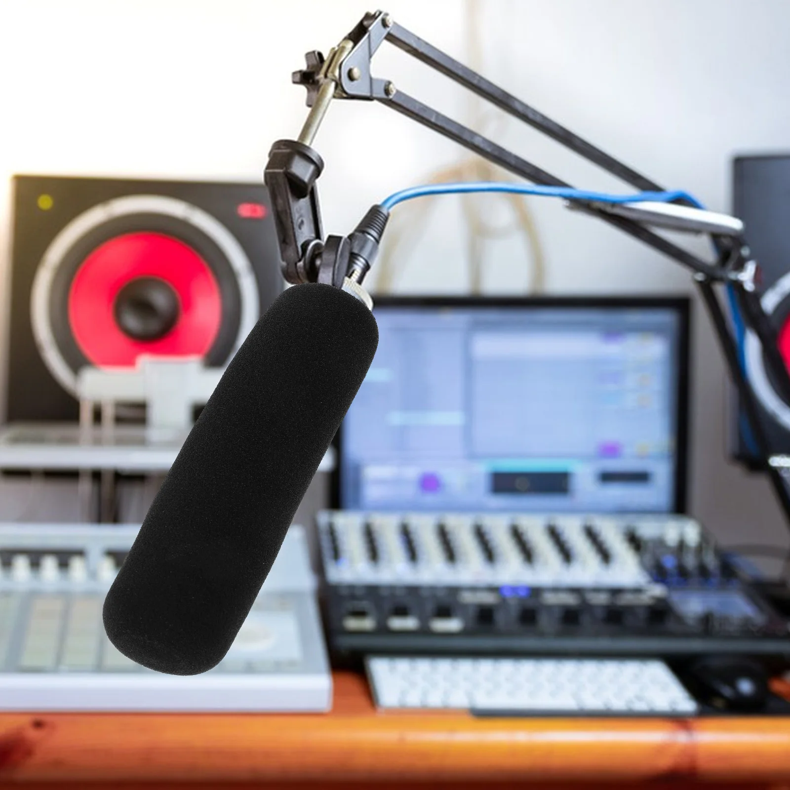 

Thickened Sponge Microphone Cover Handheld Mic Windproof Reliable Mic Protector Conference Stage Use Microphone Covers