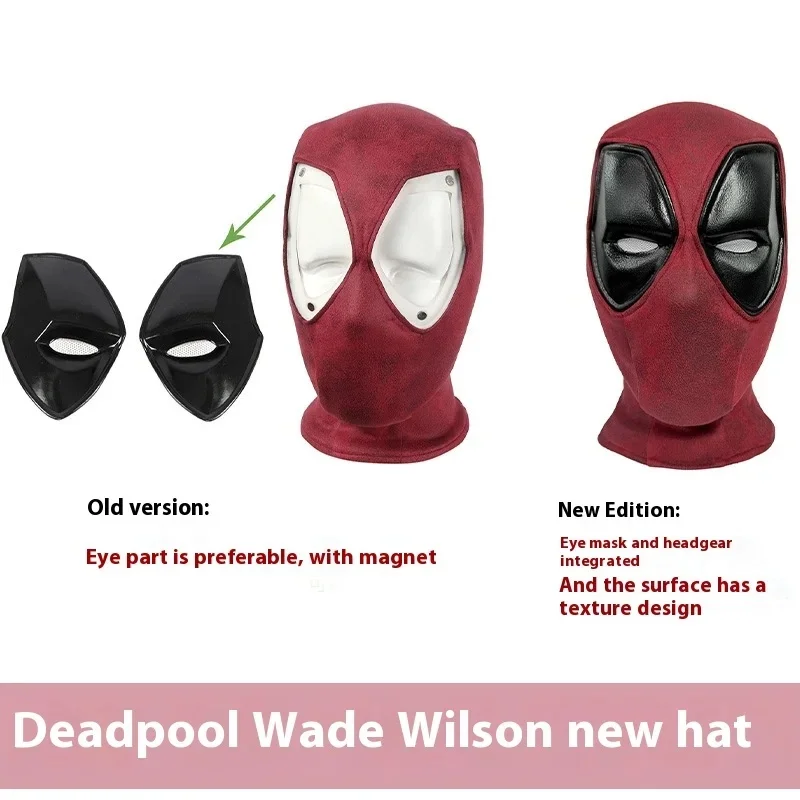 Properti kostum Cosplay film Deadpool replika 1:1 dapat dipakai untuk Cosplay topeng Superhero Halloween komik Con pesta hadiah dewasa