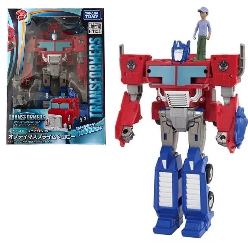 Takara Tomy ESC-01 ESC-02 Spatto Transformers Zabawki Figurki Akcji Bumblebee Optimus Prime Robot Transformers Figurki Zabawki