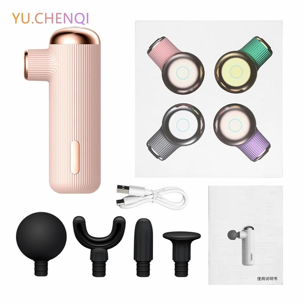 

Super Light & Low Noise Mini Massage Gun for Gym Yoga Workout - Deep Muscle & Soreness Relief