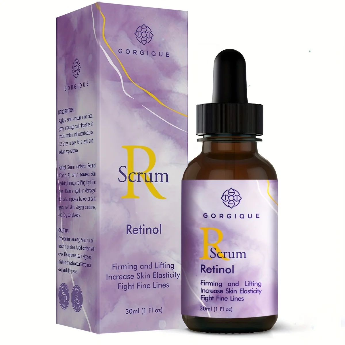 Retinol Firming Facial Serum for Wrinkles Dark Spots Renew and Reset Skin Clearing