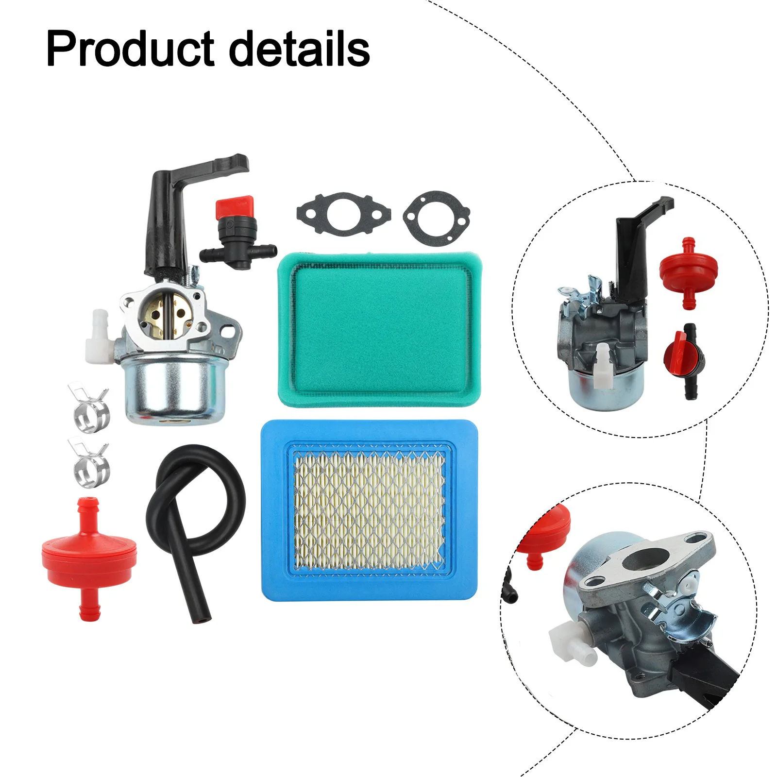 

Garden Maintenance Carburetor Kit Motor Engine Performance Compatible With 110402 Compatible With 110412 Easy Installation Kit