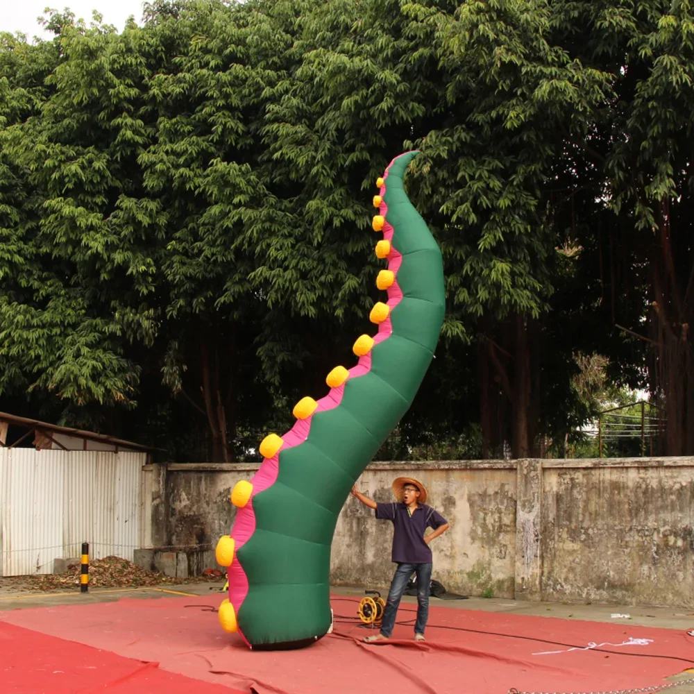 Tentáculos infláveis gigantes marinhos de polvo explodiram braço de polvo inflável modelo de pernas de lula para decoração de festa de evento de Halloween