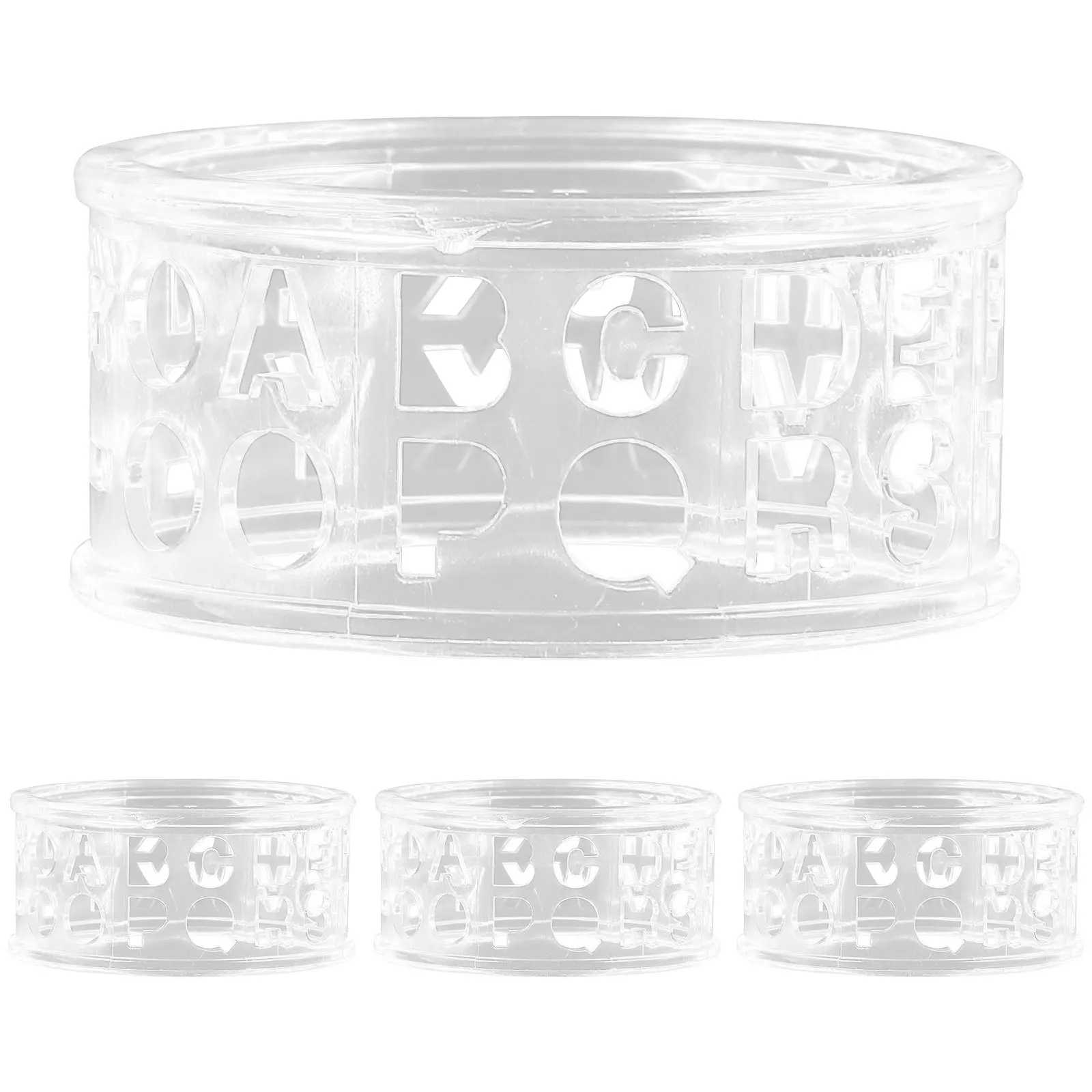 4 قطعة علامة محاذاة الجولف أداة رسم خطية احترافية علامة كروية قابلة لإعادة الاستخدام لمحاذاة لقطة الجولف الدقيقة #2